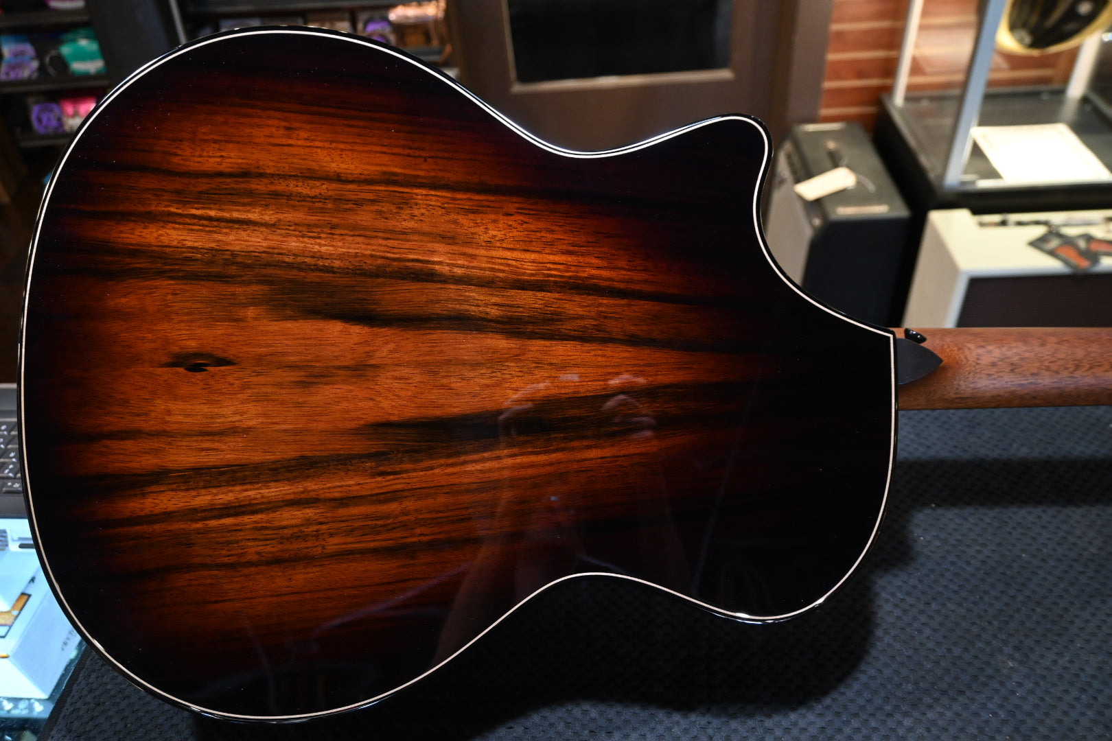 Taylor Next Generation Builder’s Edition 814ce LTD Macassar - Shaded Edge Burst Guitar #5030 - Danville Music