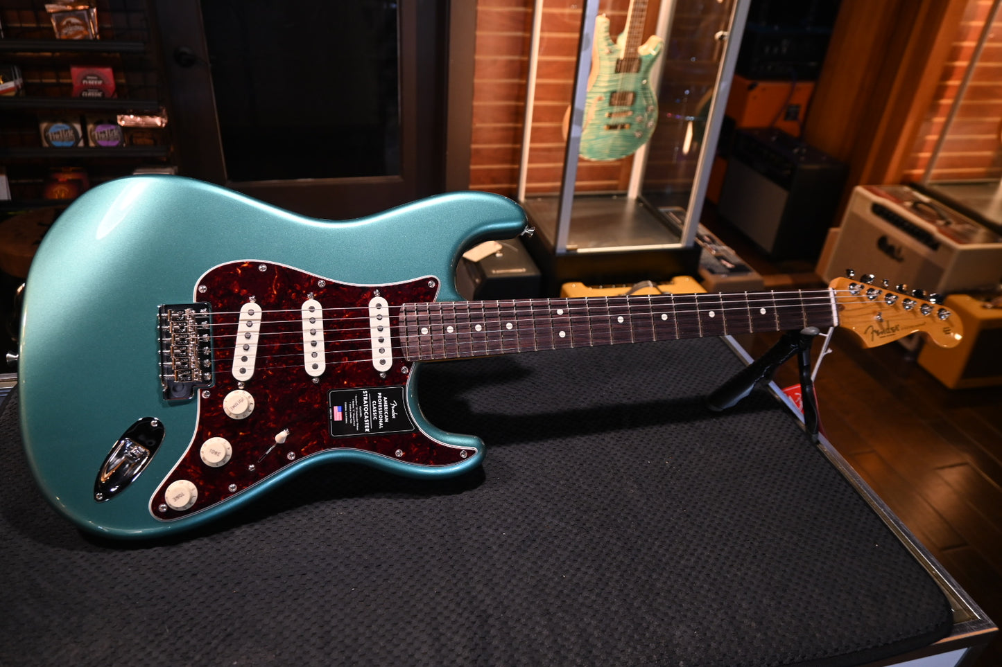 Fender American Classic Stratocaster - Faded Sherwood Green Metallic Guitar #1995