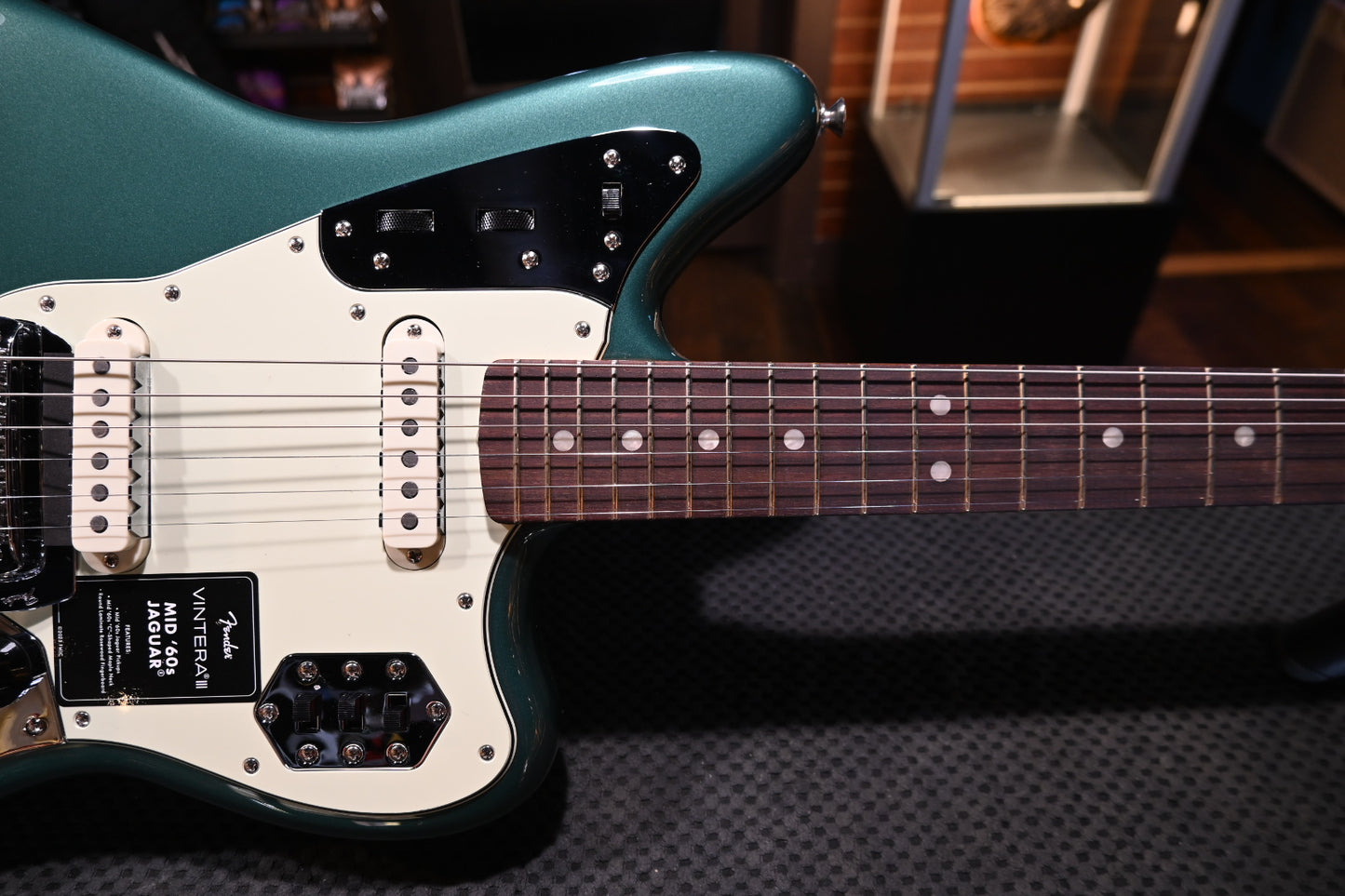 Fender Vintera III Mid ‘60s Jaguar - Sherwood Green Metallic Guitar #1137