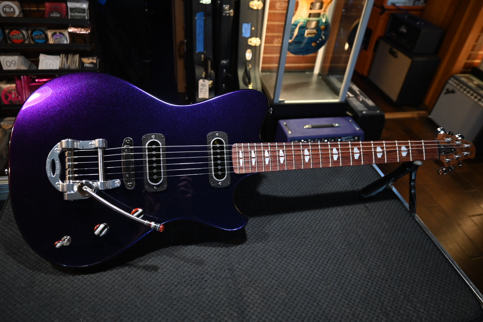 Powers Electric A-Type PF42 CamTail - Chroma Cosmos Guitar #B138 - Danville Music