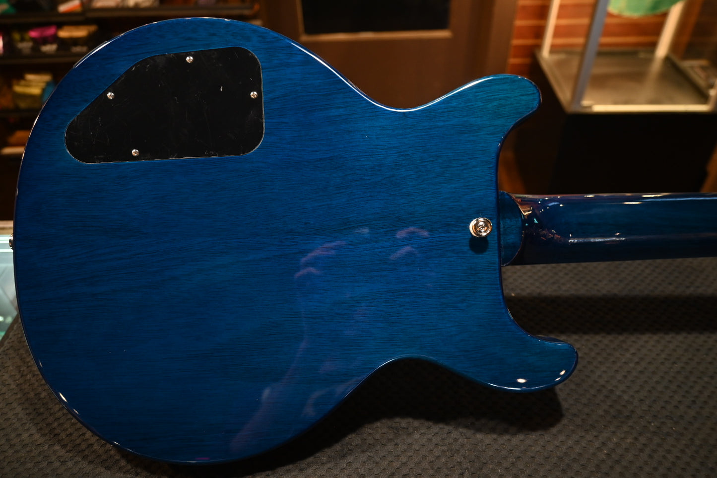 Epiphone Les Paul Special Double Cut Figured - Ocean Water Guitar #5245 - Danville Music