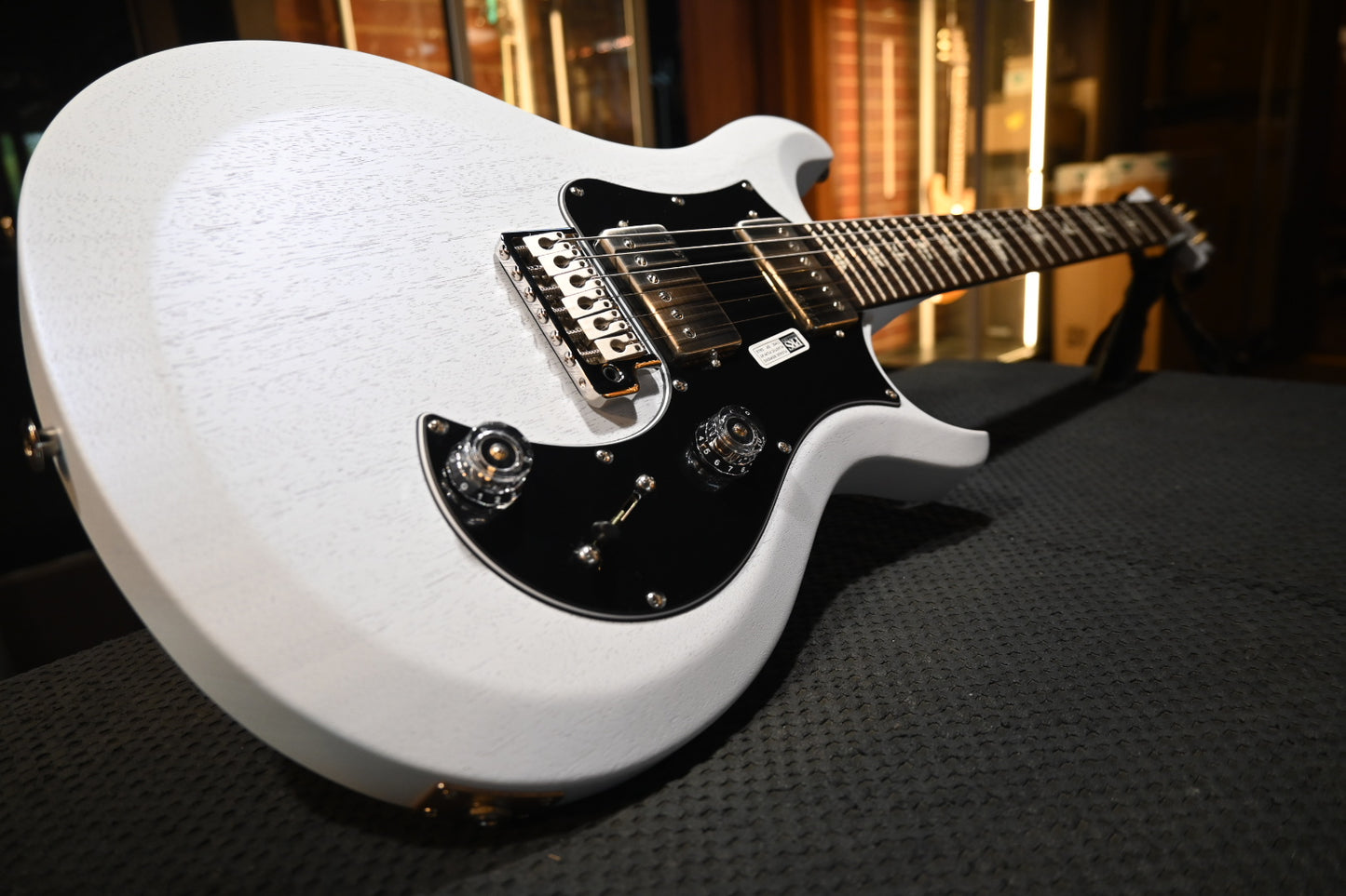 PRS S2 Standard 24 Satin - Pearl White Guitar #2553 - Danville Music