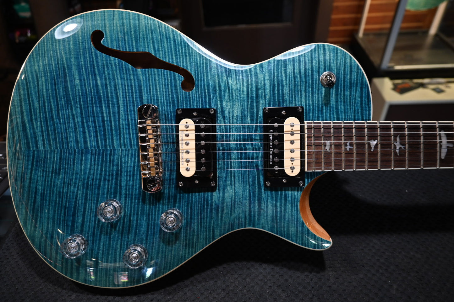 PRS SE Zach Myers - Myers Blue Guitar #0597 USED - Danville Music