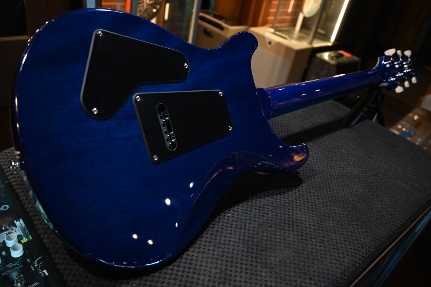 PRS SE Custom 24-08 Quilt - Lake Blue Guitar #5221