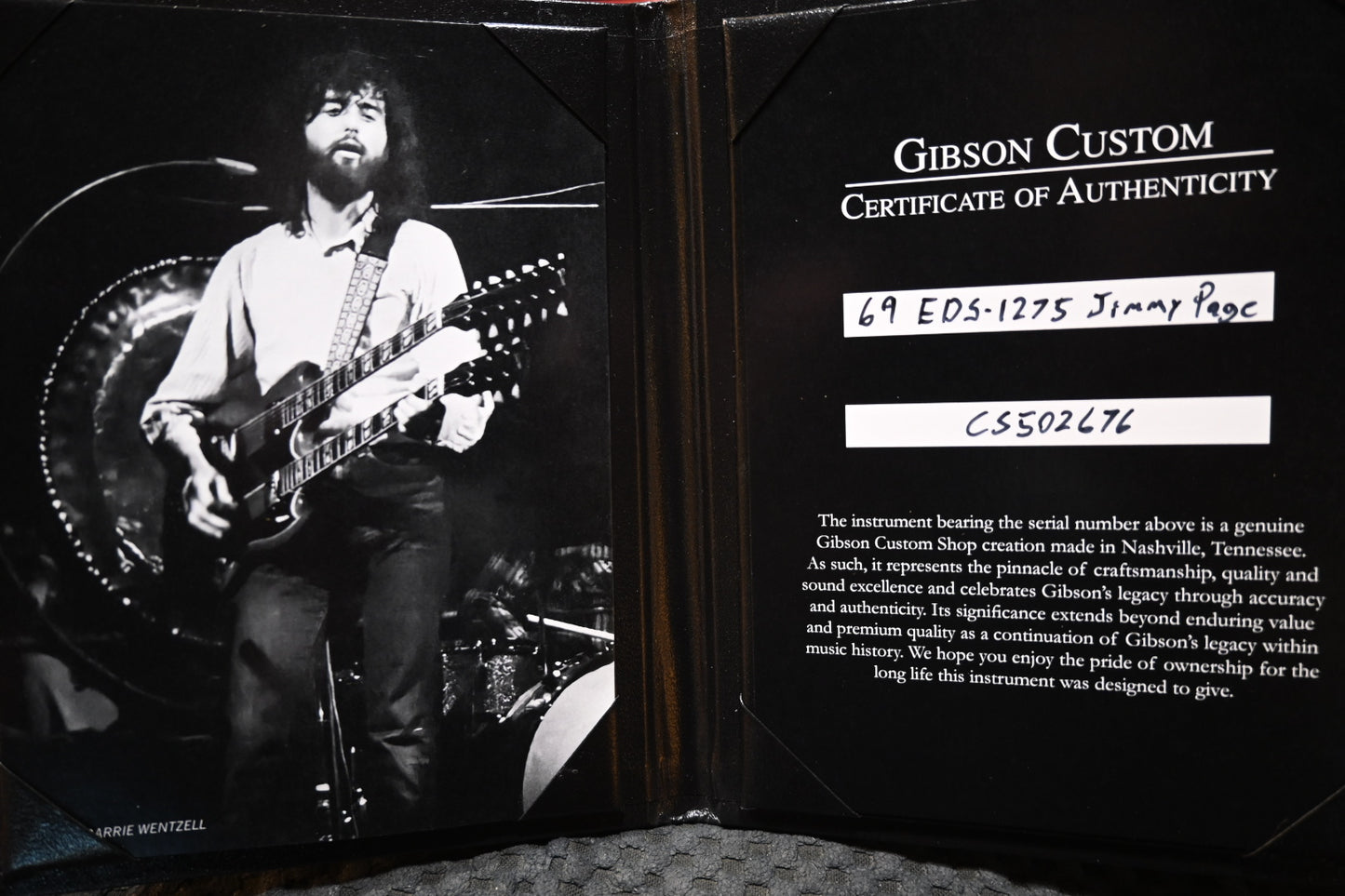 Gibson Custom Shop Jimmy Pag EDS-1275 Doubleneck VOS - ‘69 Cherry Guitar #2676