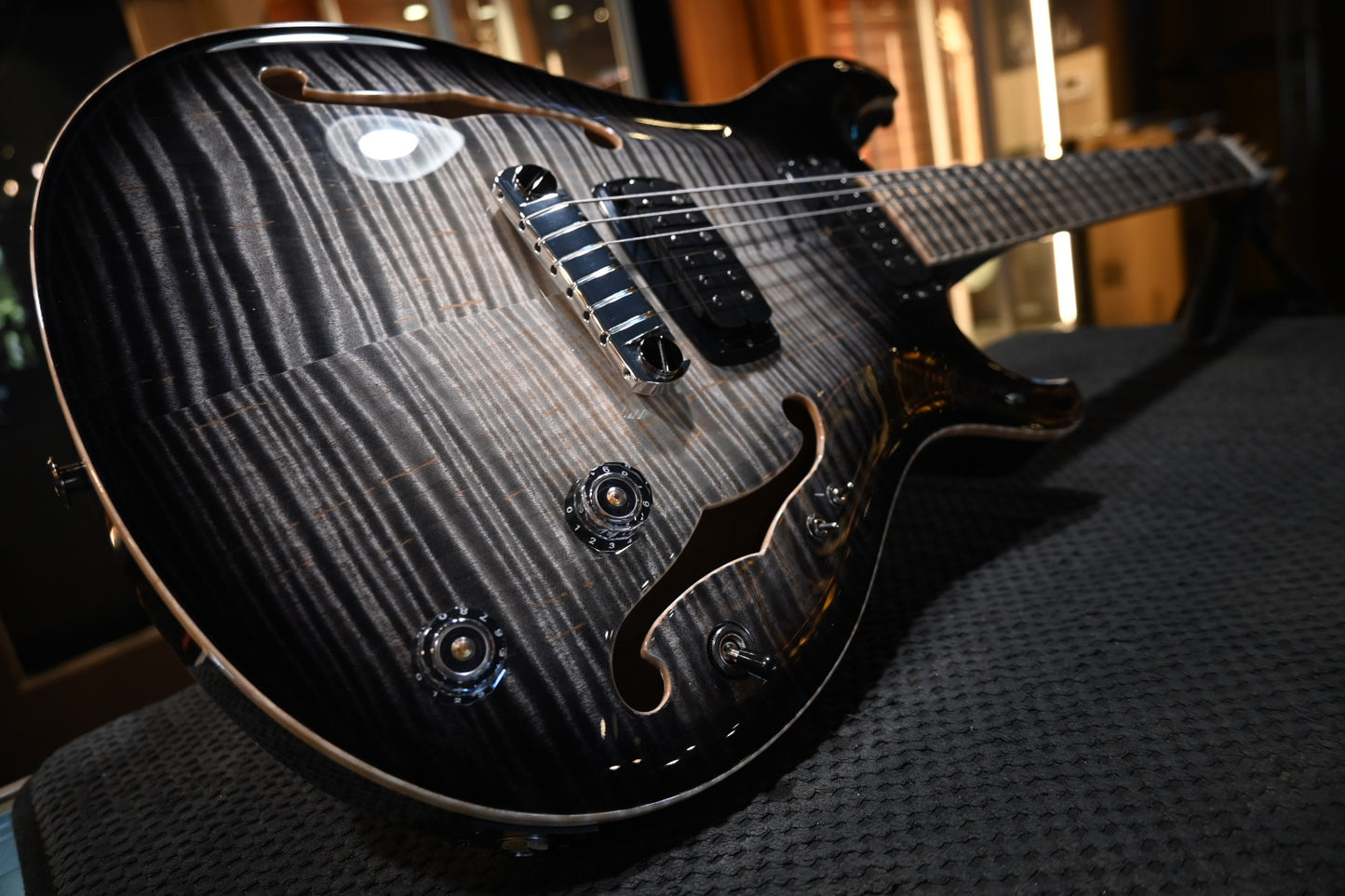 PRS Private Stock 30th Anniversary ‘Birds of a Feather’ Hollowbody I Limited - Frostbite Glow Guitar #0234