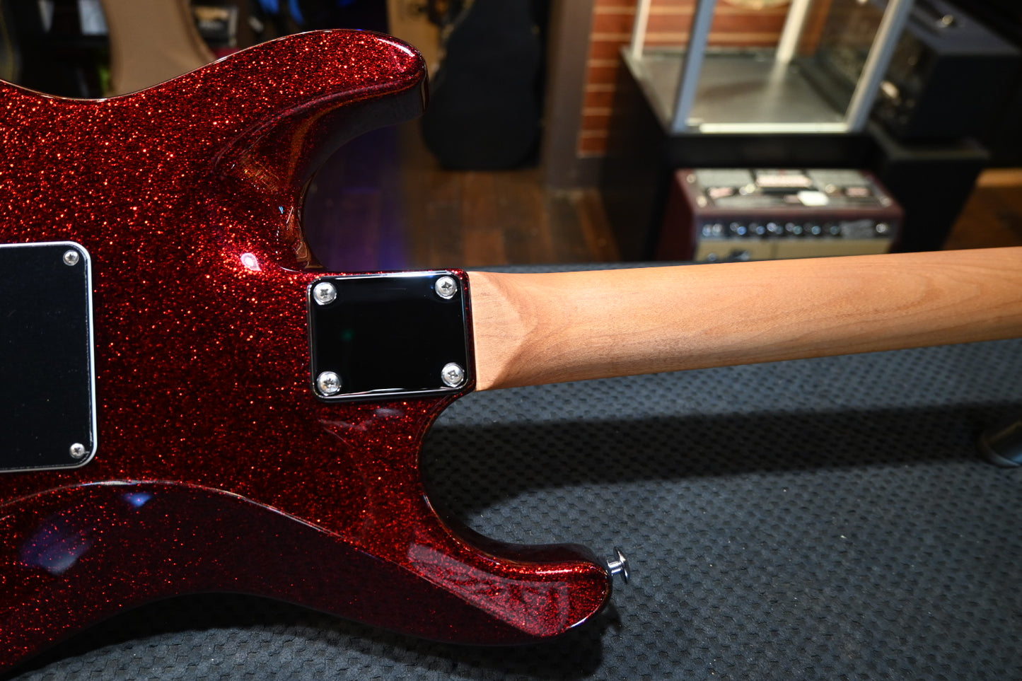 Suhr Pete Thorn Signature Series Custom HSS - Red Sparkle Guitar #9356 - Danville Music