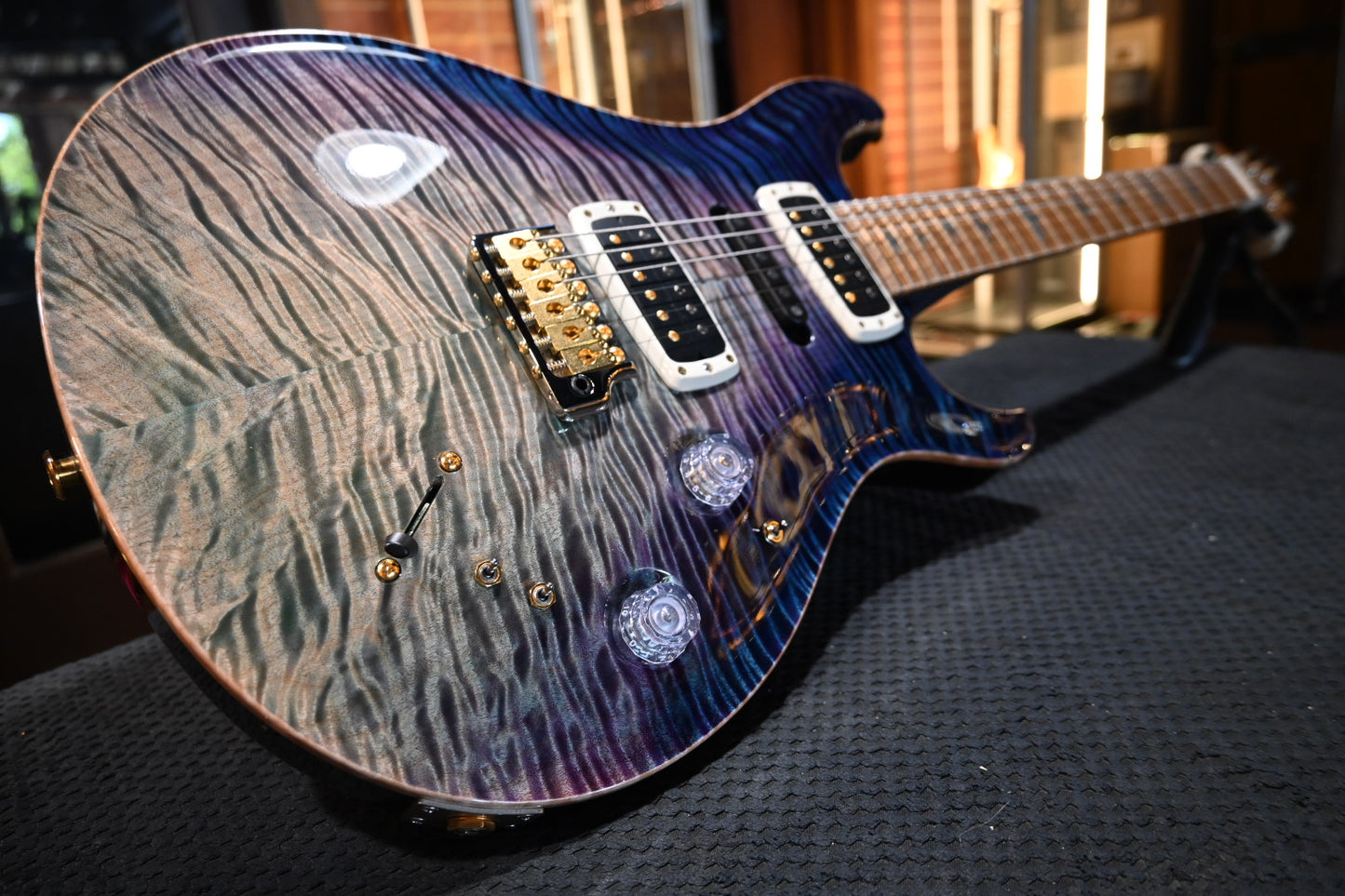 PRS Private Stock Modern Eagle V 2023 - Faded Aqua Violet Dragon’s Breath Guitar #11005