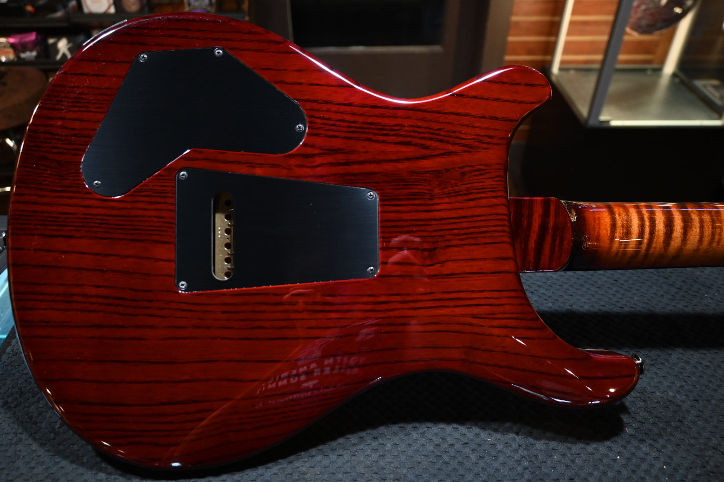 PRS Wood Library DGT 10-Top Ebony - Copperhead Cherry Burst Guitar #2554