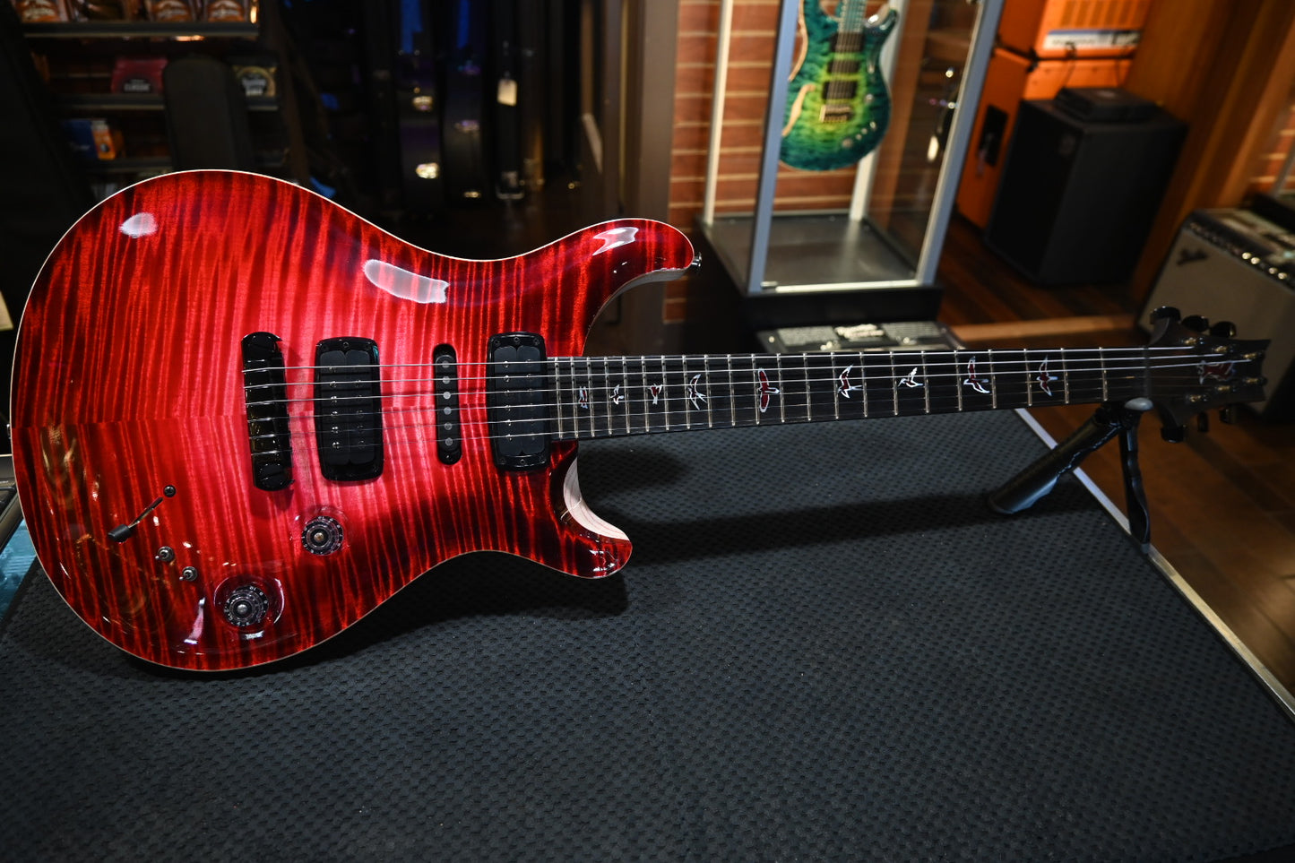 PRS Private Stock Modern Eagle V 2023 - Blood Red Glow Guitar #10254 - Danville Music