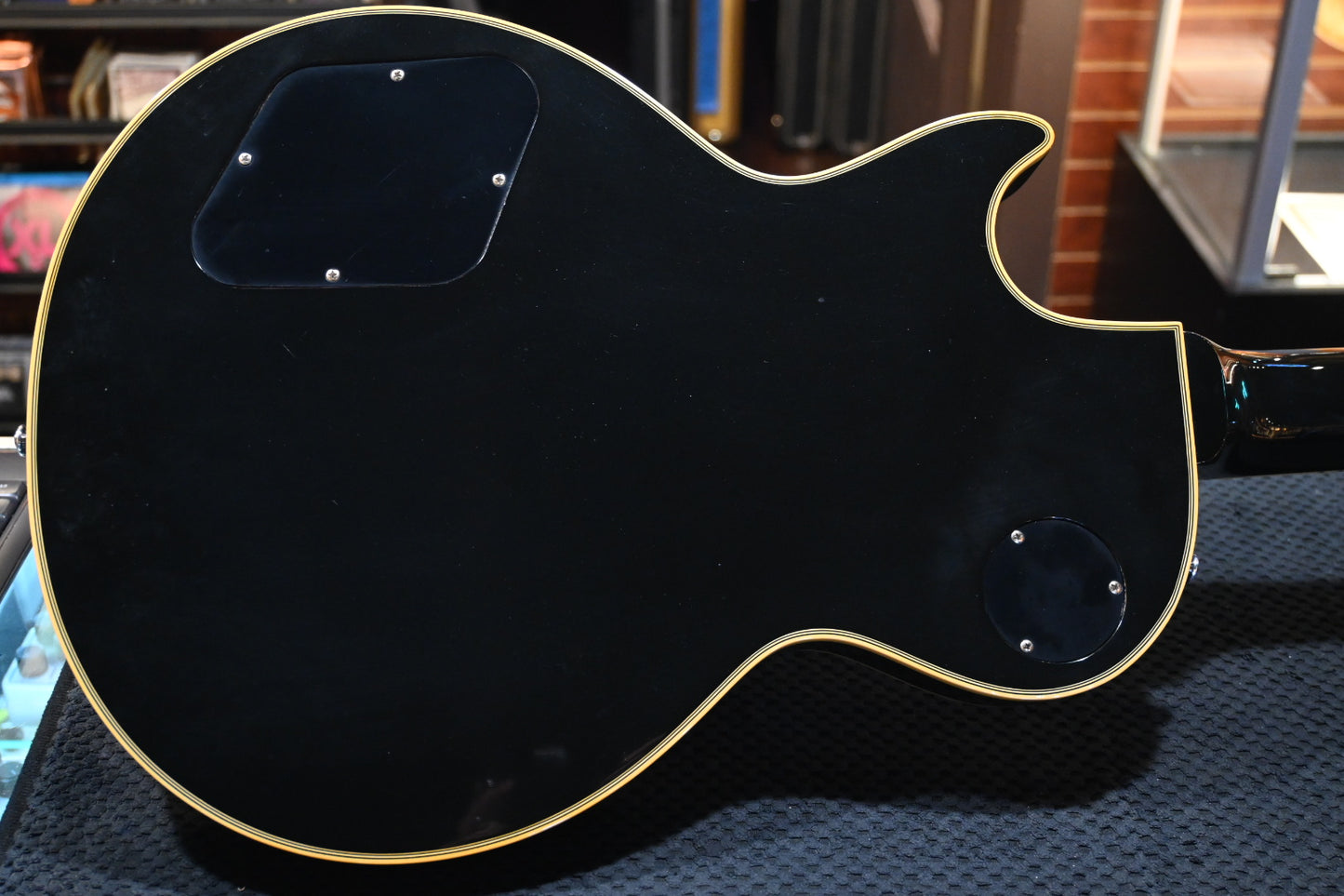 Gibson Custom Shop ‘68 Les Paul Custom 2021 - Black Guitar #0308 PRE-OWNED - Danville Music