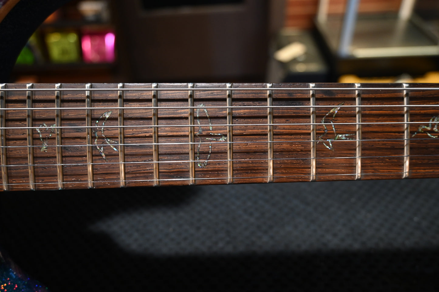 PRS Wood Library DGT 10-Top Quilt - Violet/Color Shift Sparkle Guitar #2066 - Danville Music
