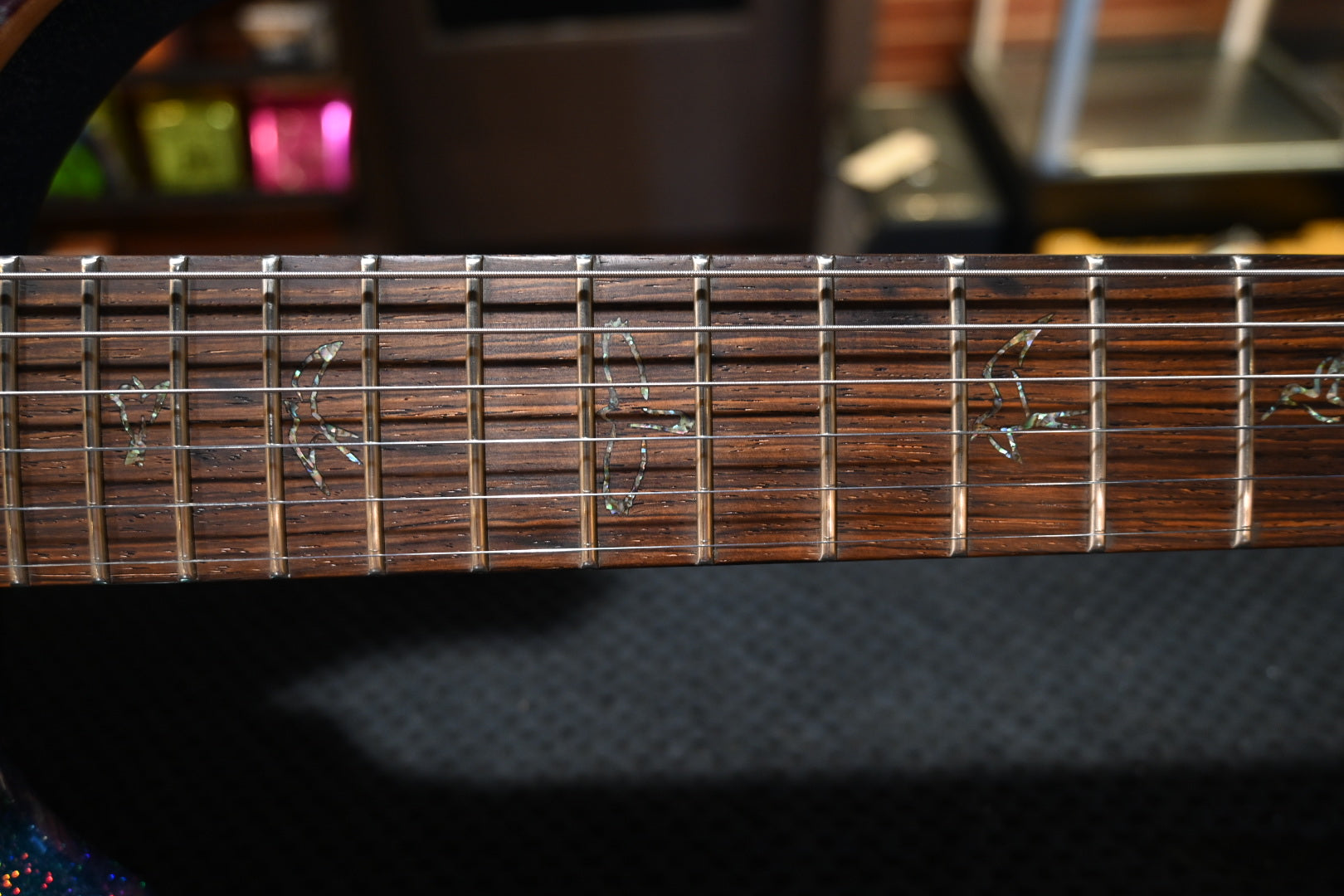 PRS Wood Library DGT 10-Top Quilt - Violet/Color Shift Sparkle Guitar #2066 - Danville Music