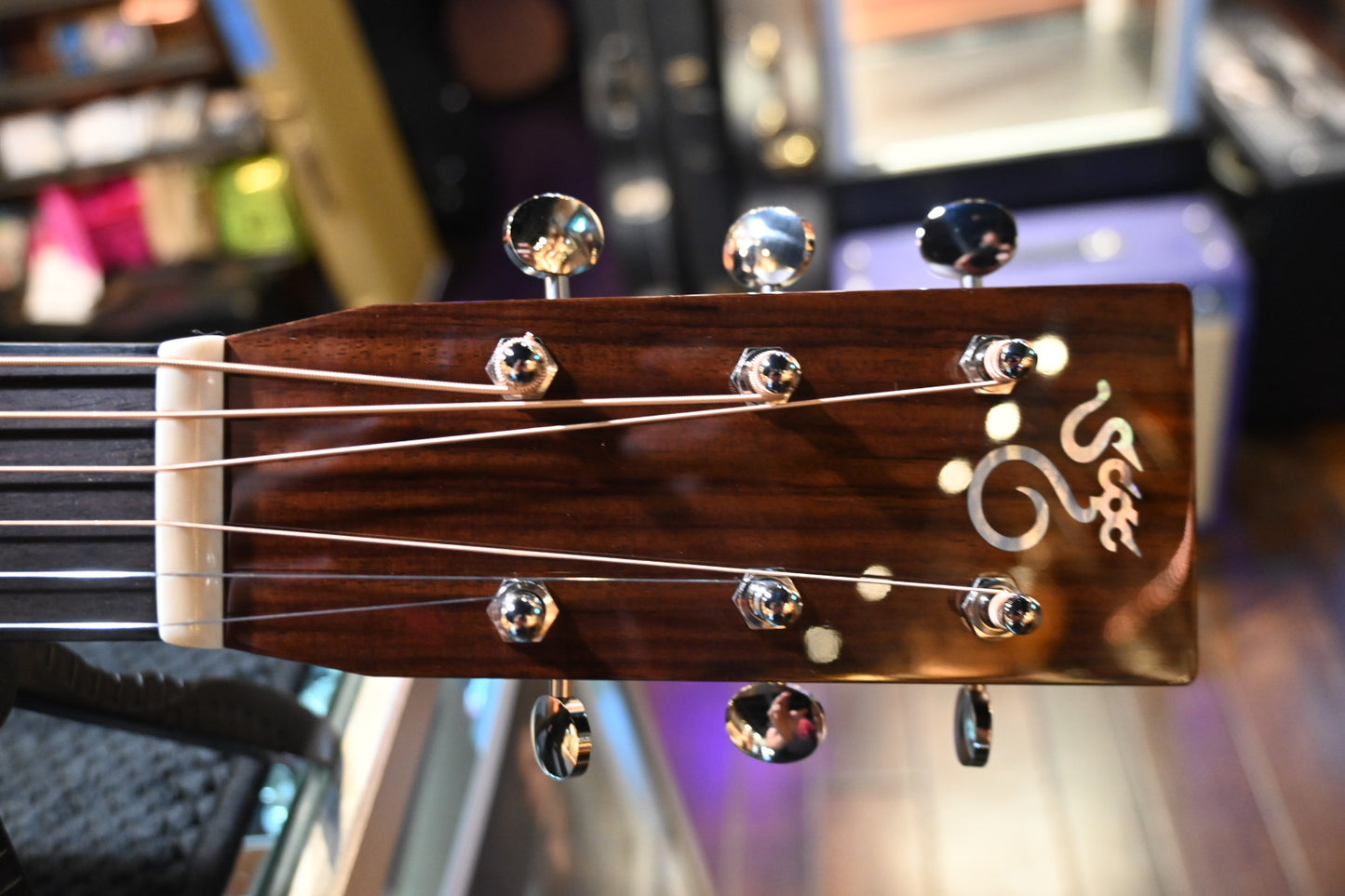 Santa Cruz Model D Pre-War Bearclaw German Spruce/Indian Rosewood Guitar #8088 - Danville Music
