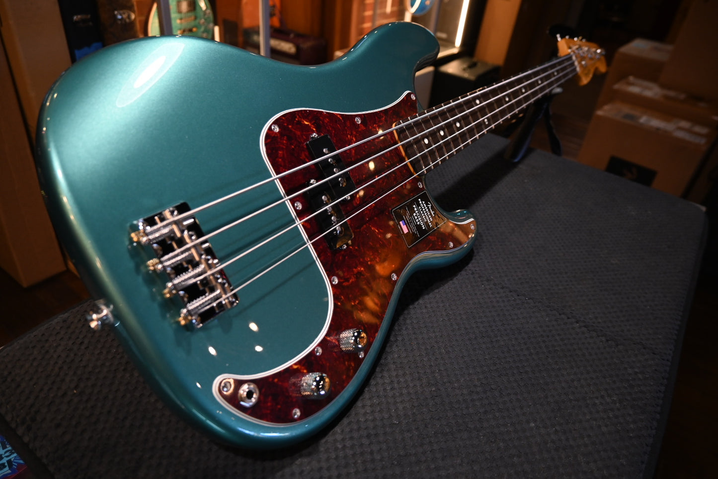 Fender American Professional Classic Precision Bass - Faded Sherwood Green Metallic Bass #2472