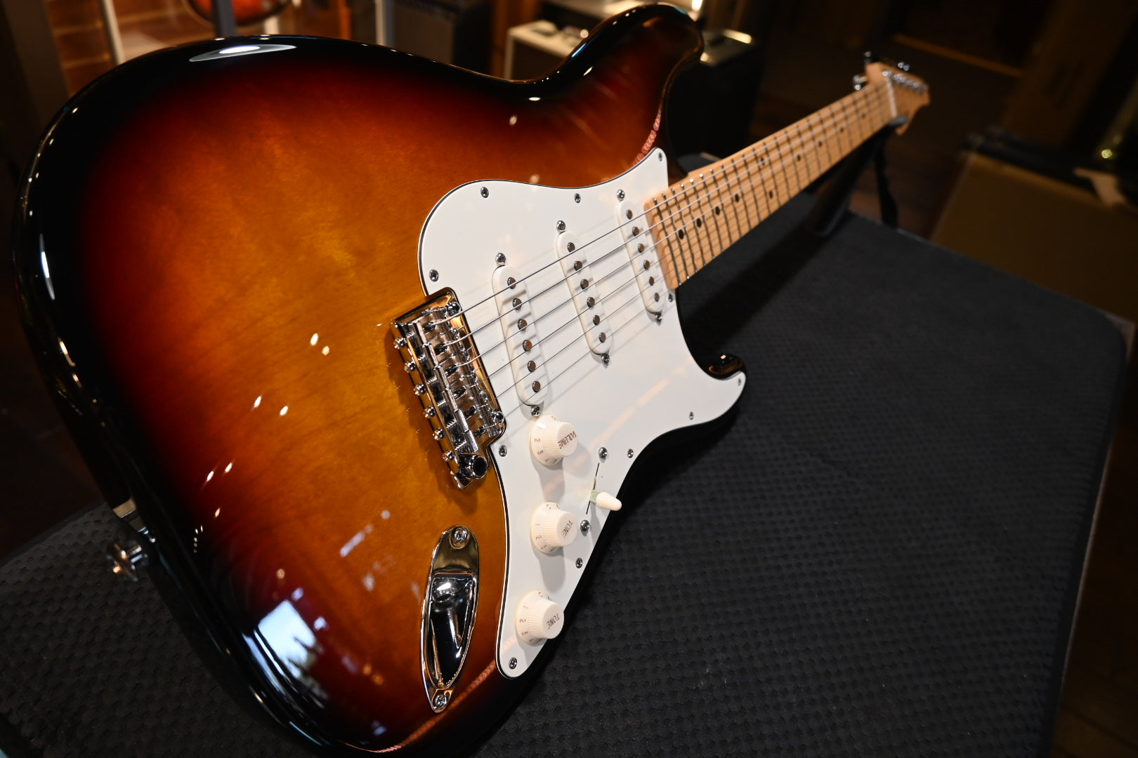 Suhr Classic S Maple SSS - 3 Tone Burst Guitar #6158 - Danville Music