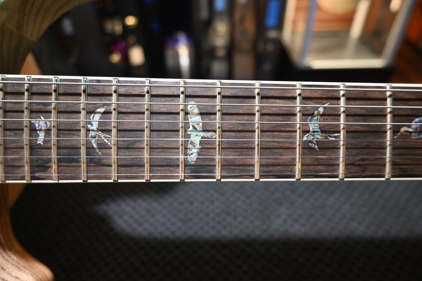 PRS Wood Library McCarty 594 Semi-Hollow Danville Music 35th Anniversary Artist Top - Bahamian Blue Guitar #8197