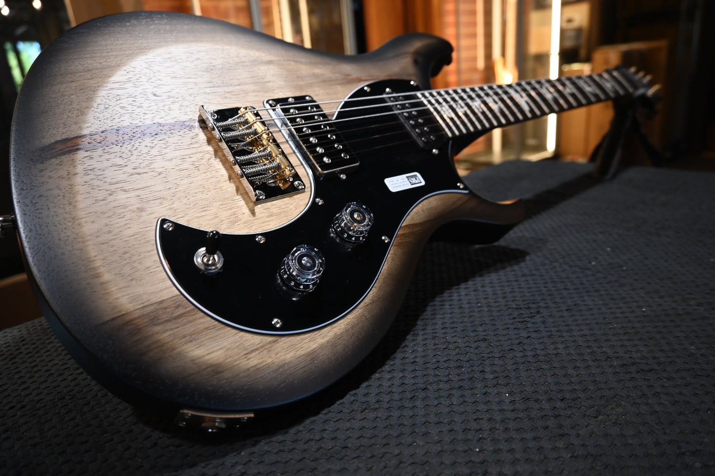PRS S2 Vela Black Limba Limited Edition - Natural Smokeburst Guitar #8743