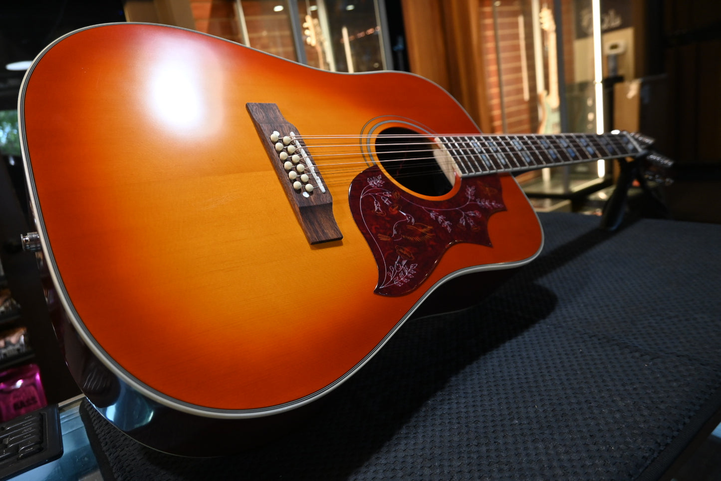Epiphone Hummingbird 12-String - Aged Cherry Sunburst Guitar #3318