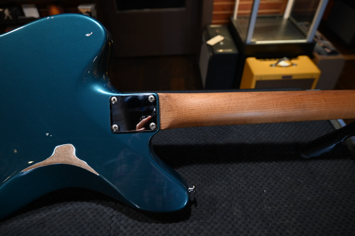 Suhr Classic JM Antique Limited Edition - Ocean Turquoise Metallic Guitar #9493 - Danville Music