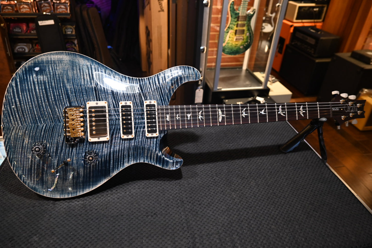 PRS Studio 10-Top - Faded Whale Blue Guitar #0675