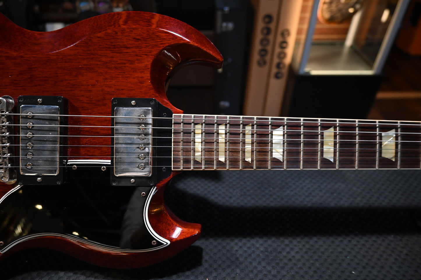 Gibson Custom Shop 1961 Les Paul SG Standard Reissue Stop-Bar VOS 2022 - Cherry Red Guitar #1421
