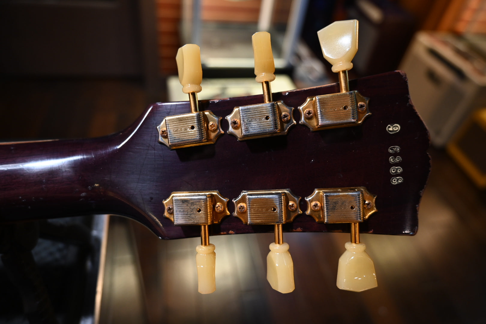 Gibson Custom Shop 1959 Les Paul Standard Reissue Purple Tiger Murphy Lab Heavy Aged - Purple Tiger Guitar #6388 - Danville Music