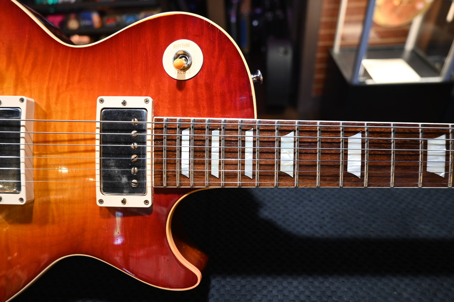 Gibson True Historic 1959 Les Paul Standard Aged 2016 - Vintage Cherry Burst Guitar #6463 - Danville Music