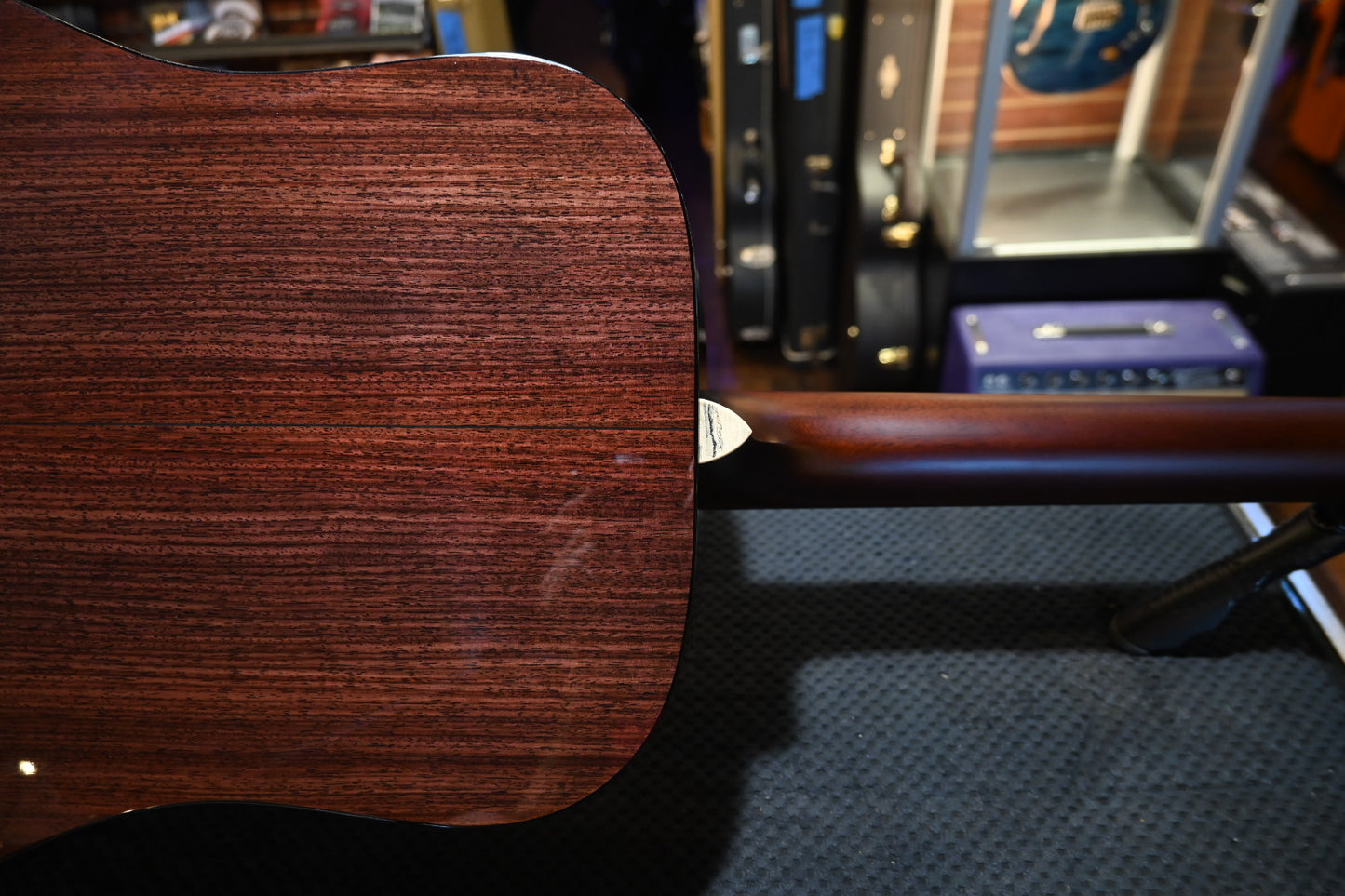 Santa Cruz Model D Pre-War Bearclaw German Spruce/Indian Rosewood Guitar #8088 - Danville Music