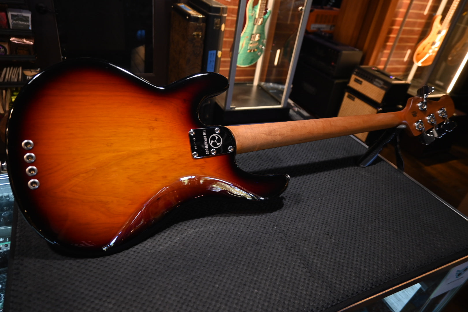 Music Man Stingray Short Scale Tim Commeford - Vintage Sunburst Bass #43 of 50 - Danville Music