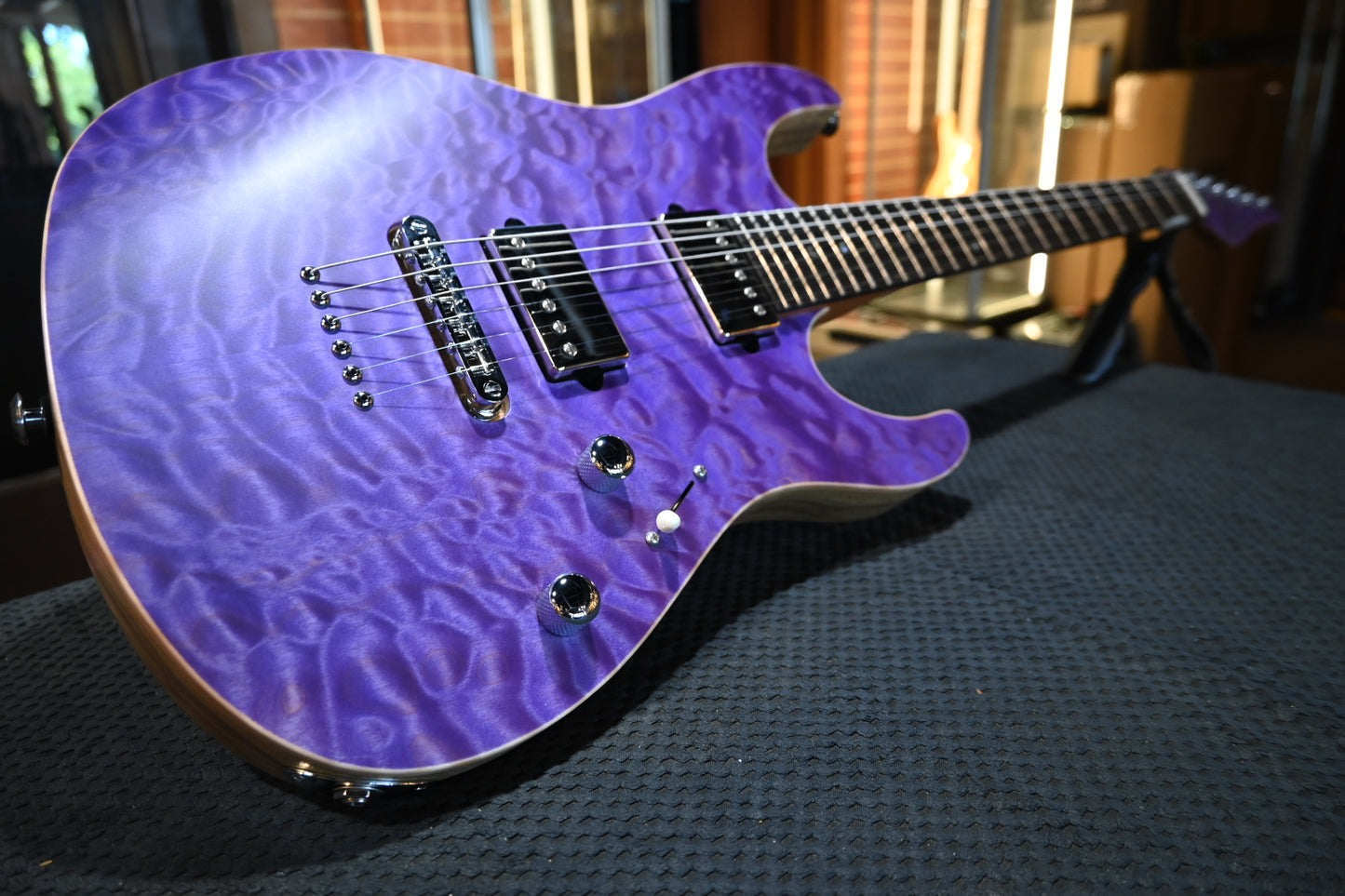 Suhr Custom Modern - Trans Purple Satin Guitar #6331 USED
