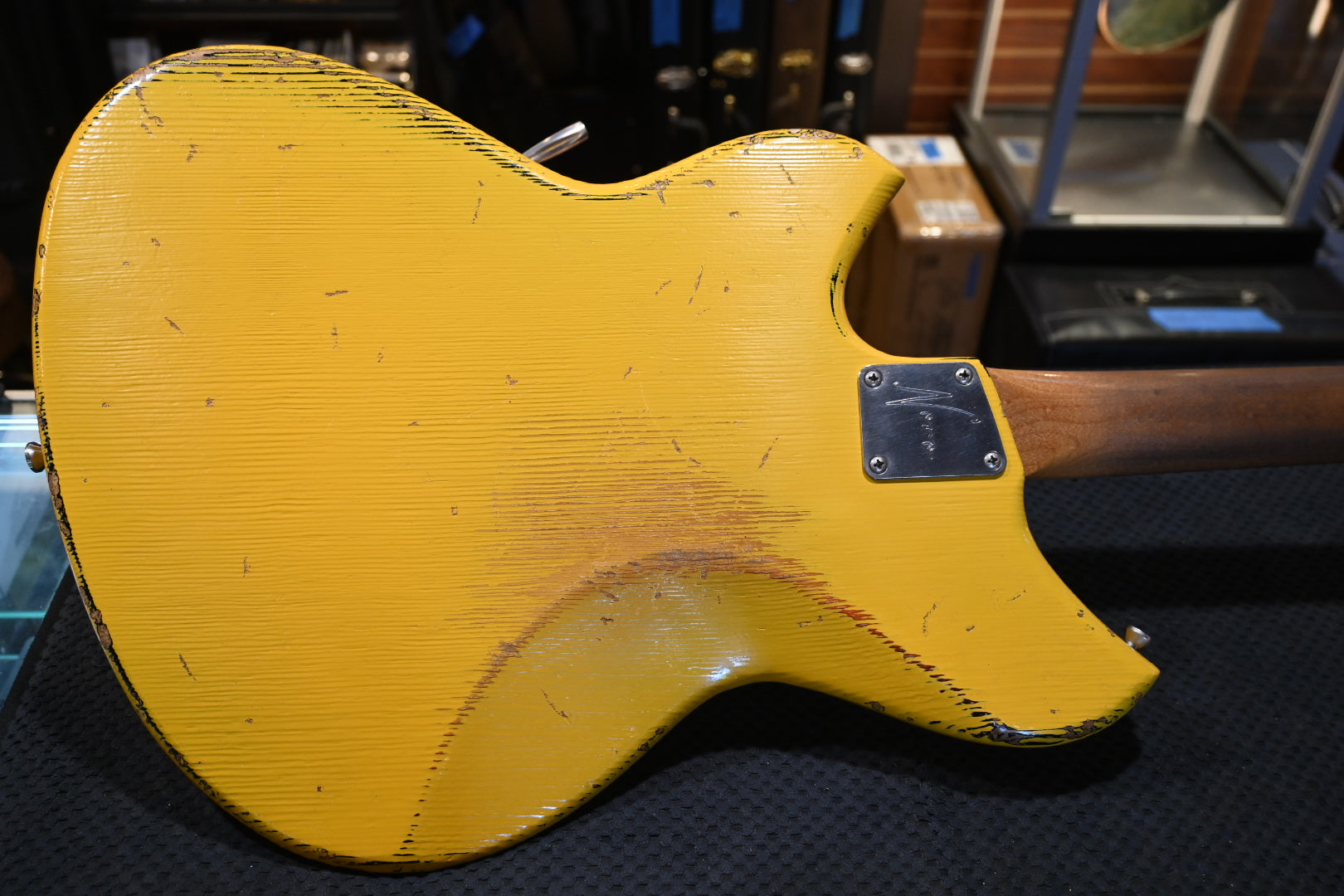 Novo Serus J - Vandalism Yellow over ‘64 3-stone Burst Guitar #5107 - Danville Music