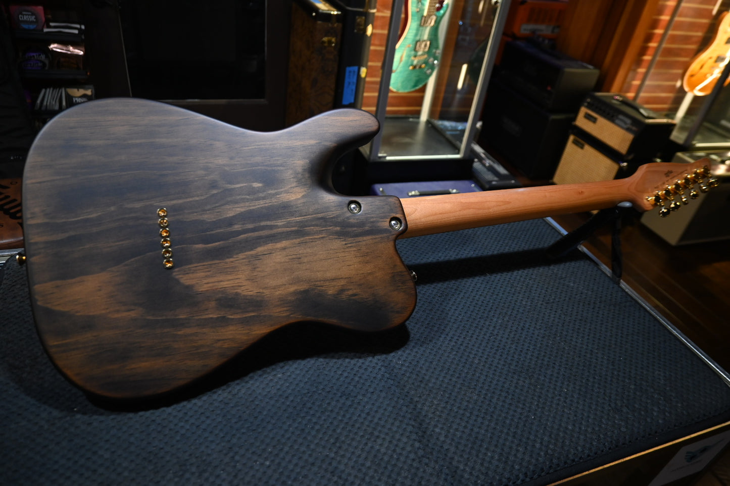 Tom Anderson T Icon Roasted Pine - Satin Rustic Brown Guitar #125A - Danville Music