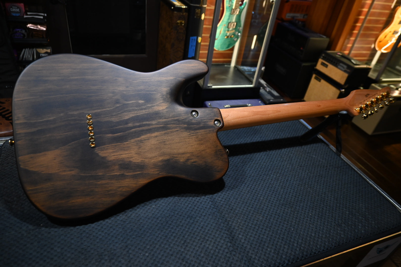 Tom Anderson T Icon Roasted Pine - Satin Rustic Brown Guitar #125A - Danville Music