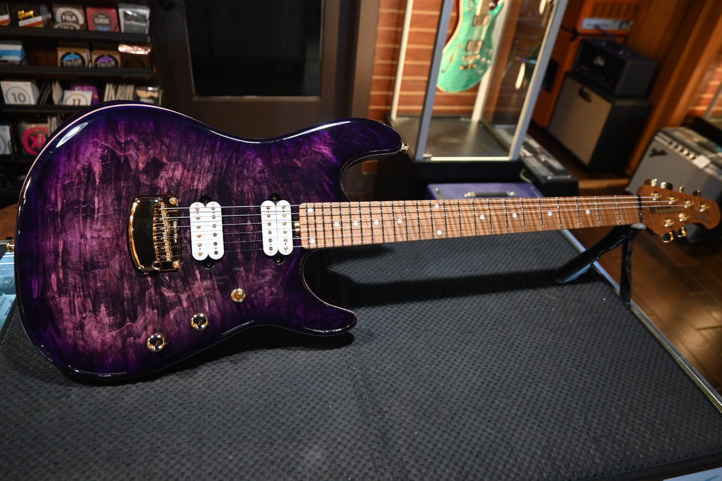 Music Man Jason Richardson Signature Cutlass - Majora Purple Guitar #2707 - Danville Music