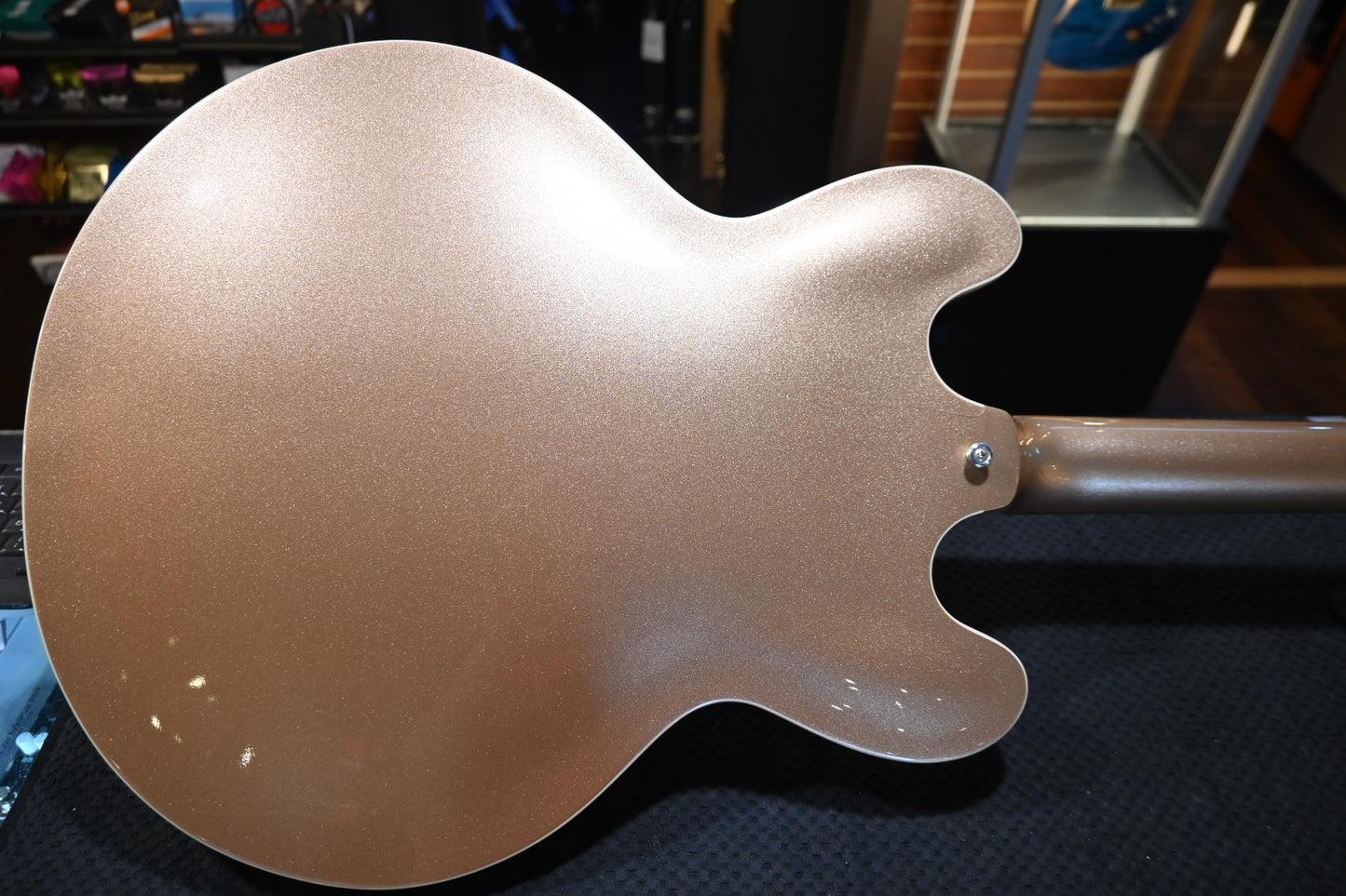 Gibson Dave Grohl DG-335 2014 - Metallic Gold Guitar #118 - Danville Music