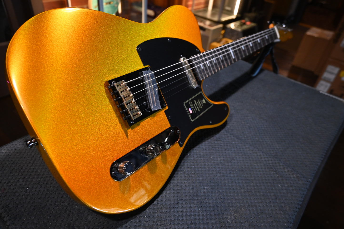 Fender 75th Anniversary American Ultra II Telecaster - Liquid Gold Guitar #8447 - Danville Music