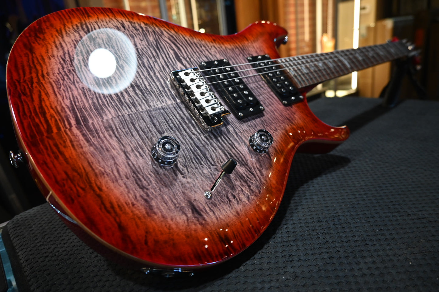 PRS SE Custom 24 - Charcoal Cherry Burst Guitar #3535