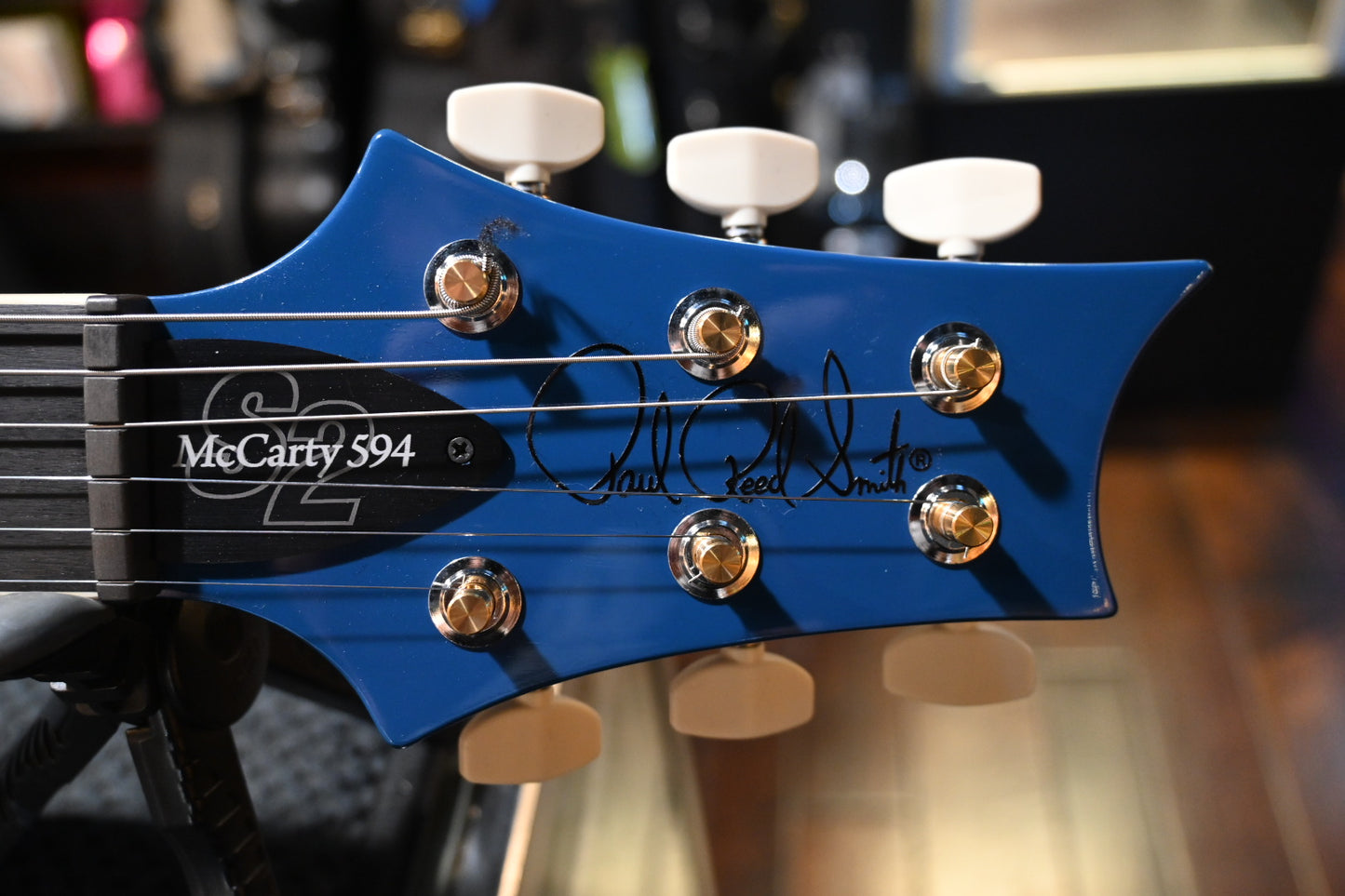 PRS Wood Library S2 McCarty 594 Thinline - Space Blue Guitar #5489