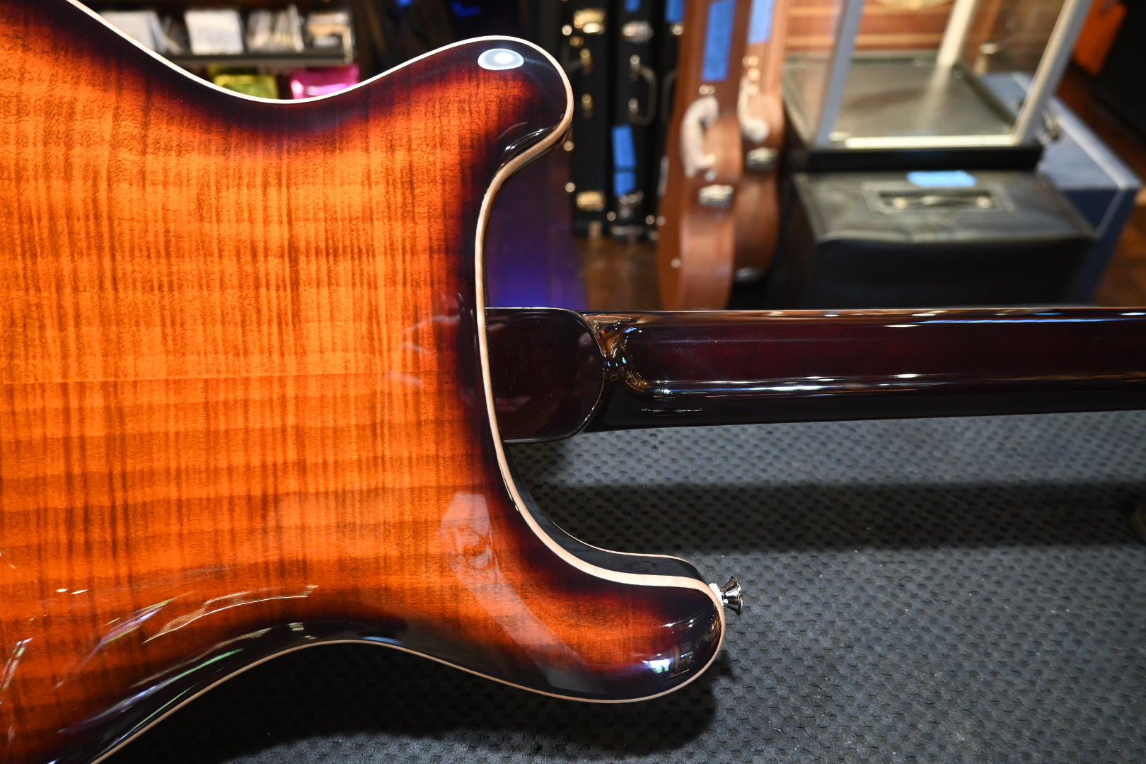 PRS SE Hollowbody II Piezo - Orange Tiger Smokeburst Guitar #5744 - Danville Music