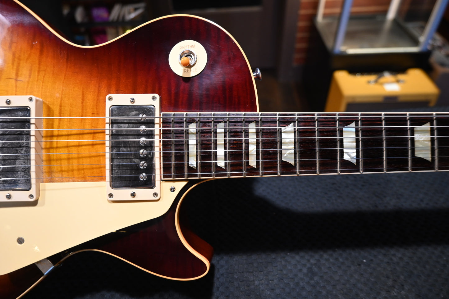 Gibson Custom Shop Wildwood Spec 1958 Les Paul Standard Reissue VOS Tom Murphy Painted 2021 - Darkburst Guitar #1479 - Danville Music