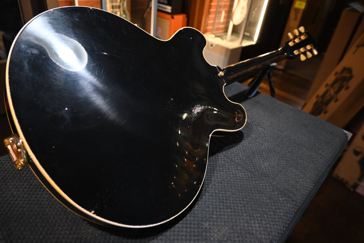 Gibson Custom Shop ES-345 Reissue Varitone Bigsby Murphy Lab Heavy Aged - Ebony Guitar #0479