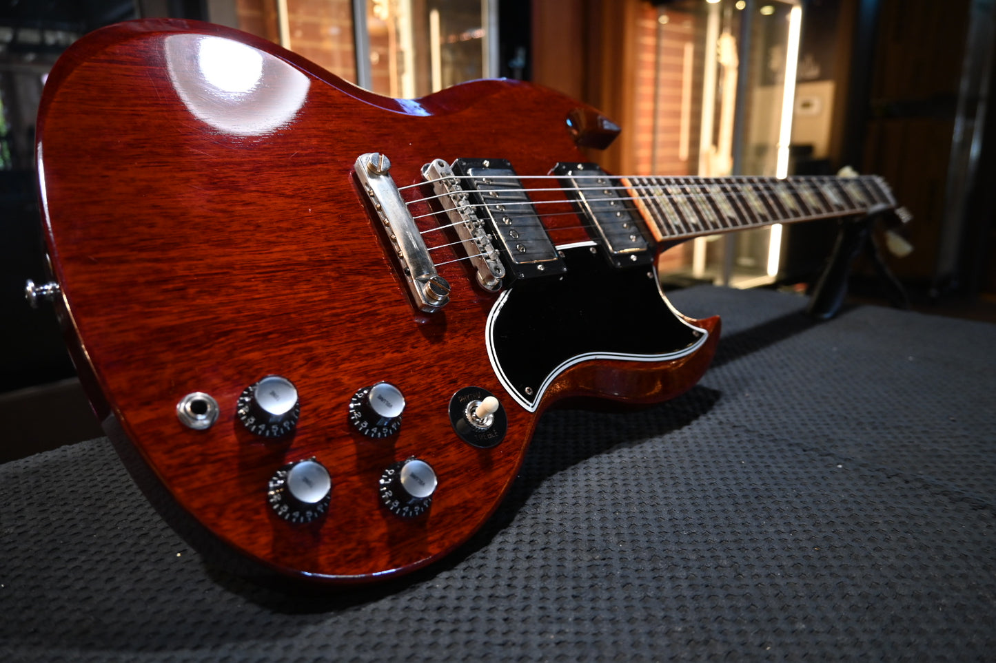 Gibson Custom Shop 1961 Les Paul SG Standard Reissue Stop-Bar VOS 2022 - Cherry Red Guitar #1421