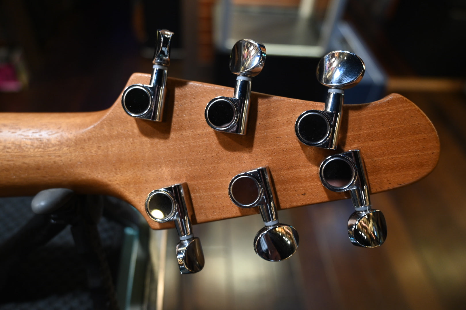 Powers Electric A-Type Select Maple PF42 CamTail - Wild Honey Burst Guitar #A956 - Danville Music
