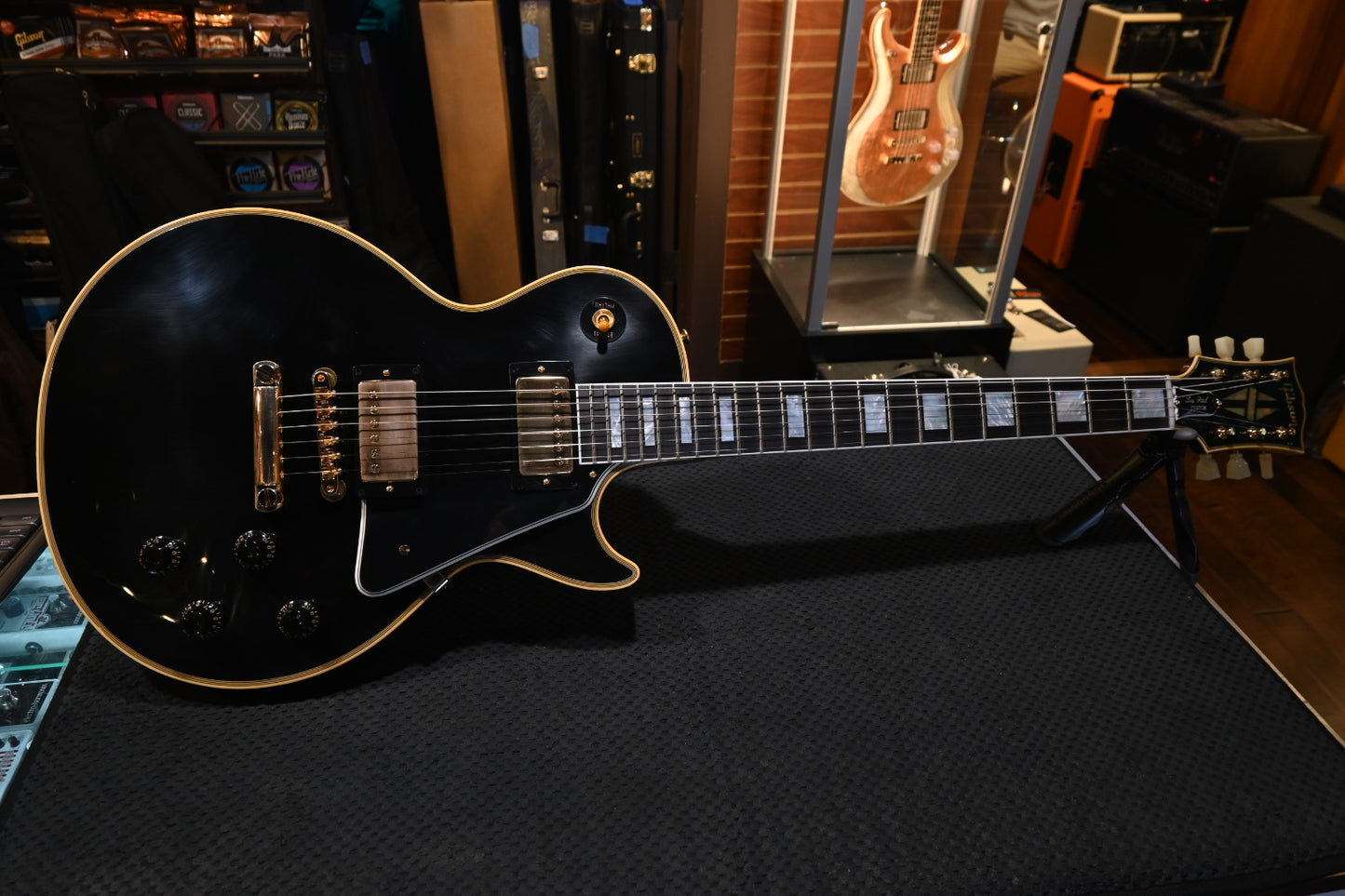 Gibson Custom Shop 1957 Les Paul Custom Reissue 2-Pickup VOS - Ebony Guitar #2390