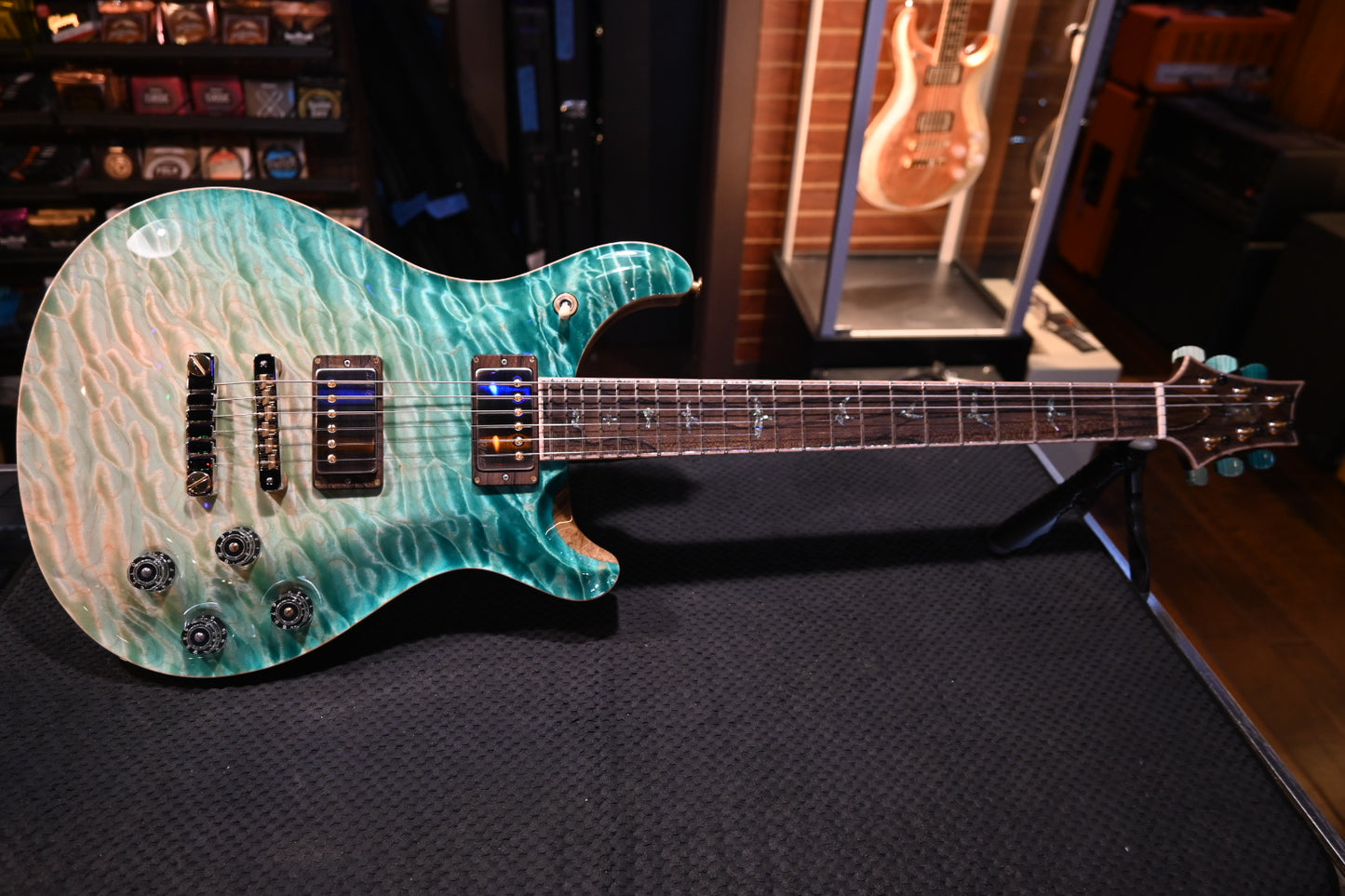 PRS Private Stock McCarty 594 One-Piece Quilt - Bahamian Dragon’s Breath Guitar #11482