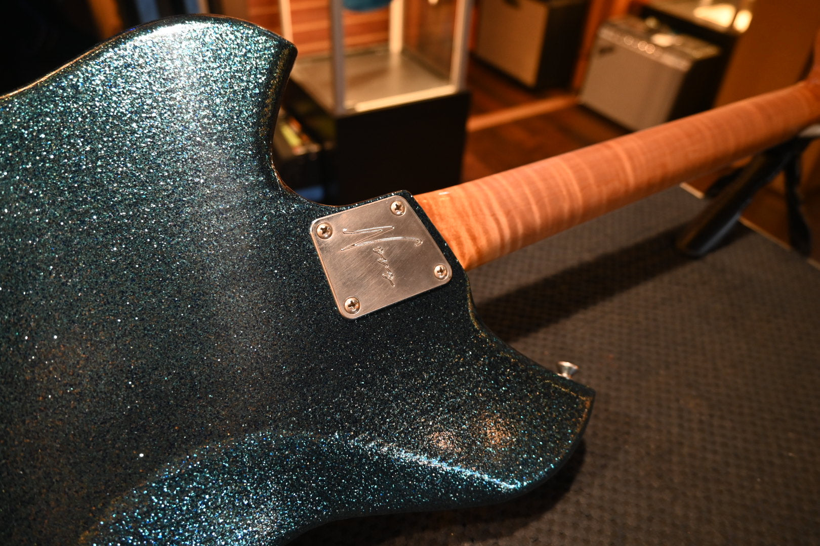 Novo Serus H2 Custom - Merman Sparkle Guitar #1293 - Danville Music