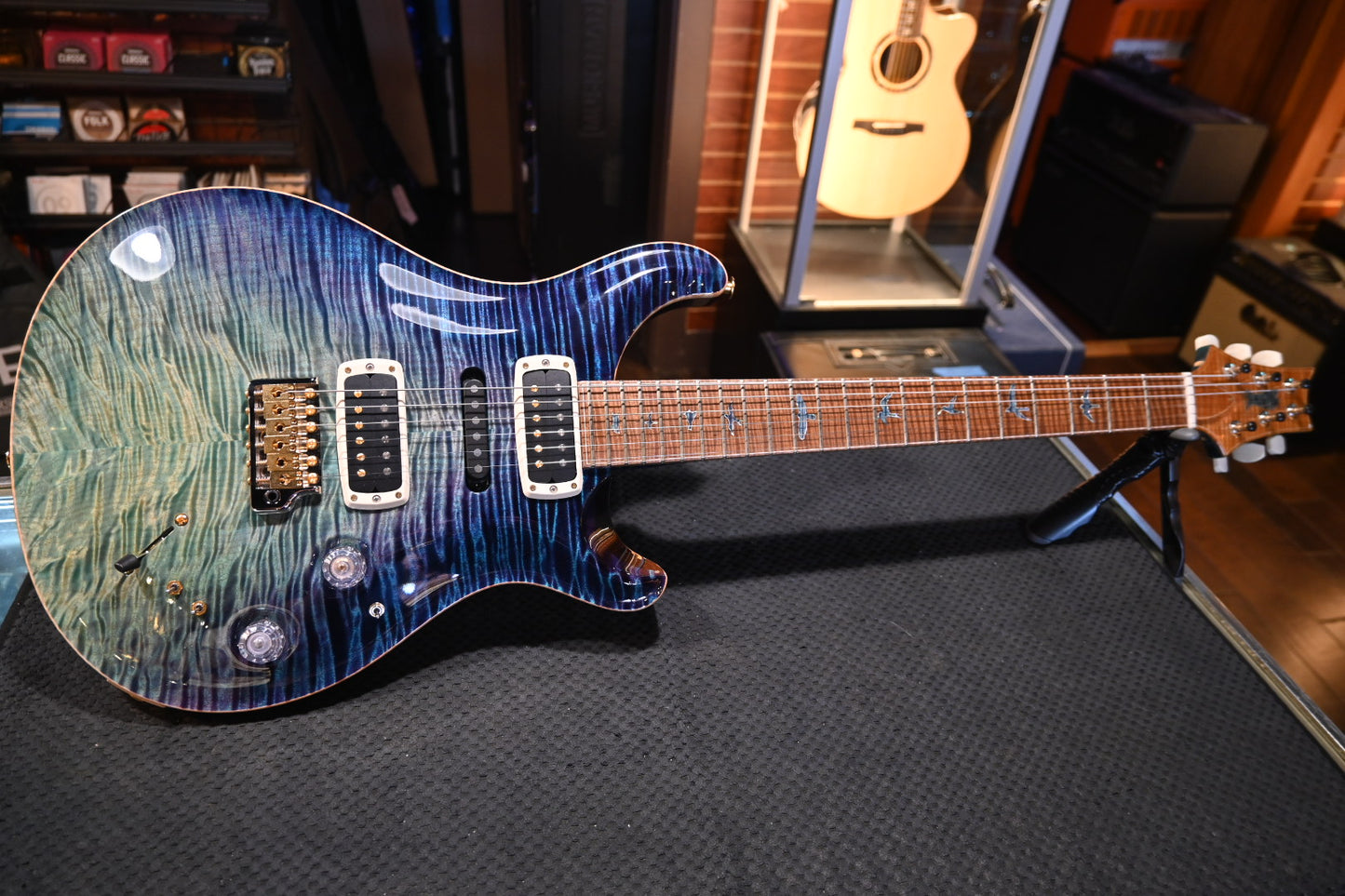 PRS Private Stock Modern Eagle V - Faded Aqua Violet Dragon’s Breath Guitar #11005