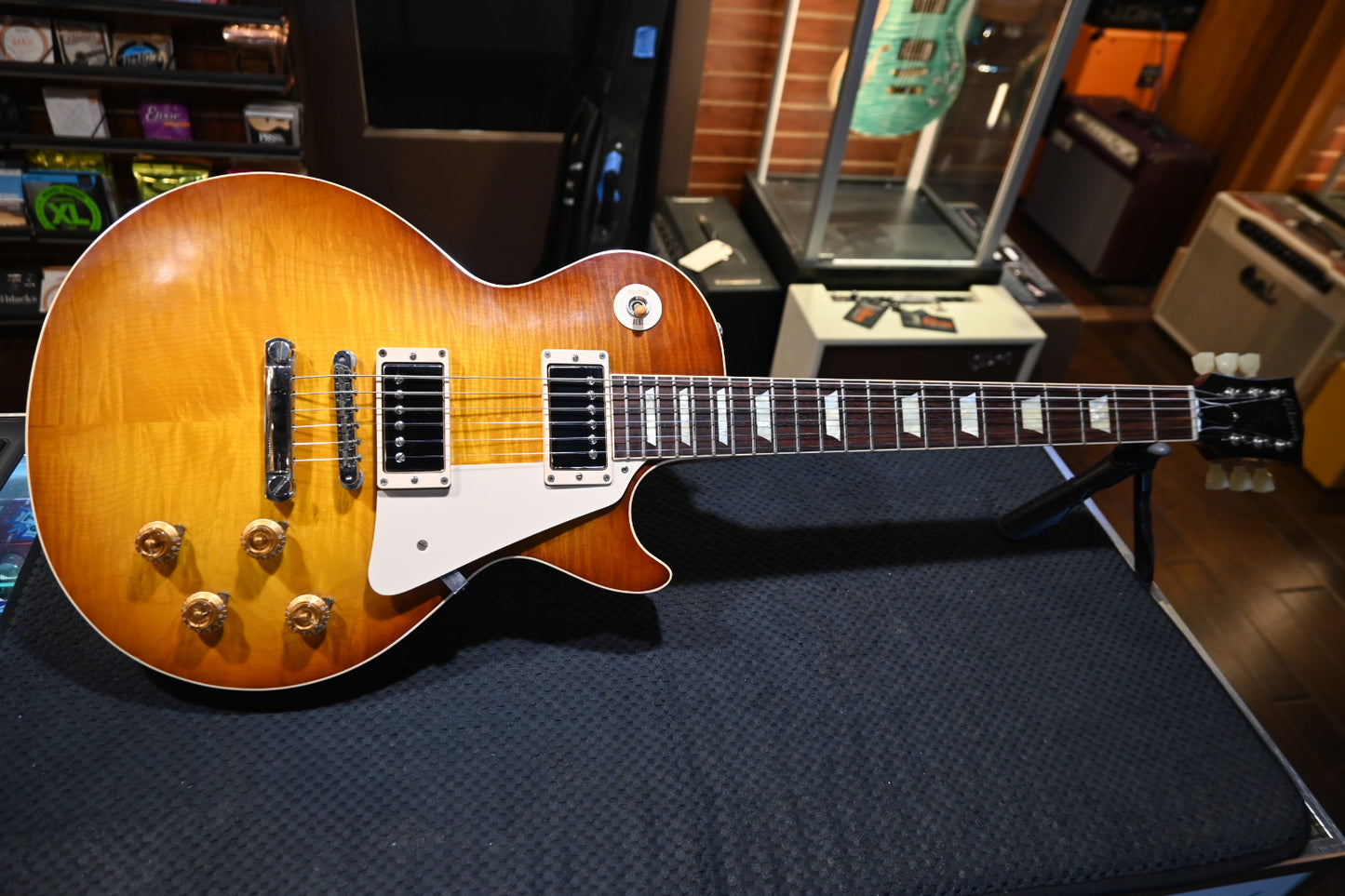 Gibson Custom Shop 1958 Les Paul Standard Reissu VOS 2015 - Sunrise Tea Burst Guitar #2576 - Danville Music