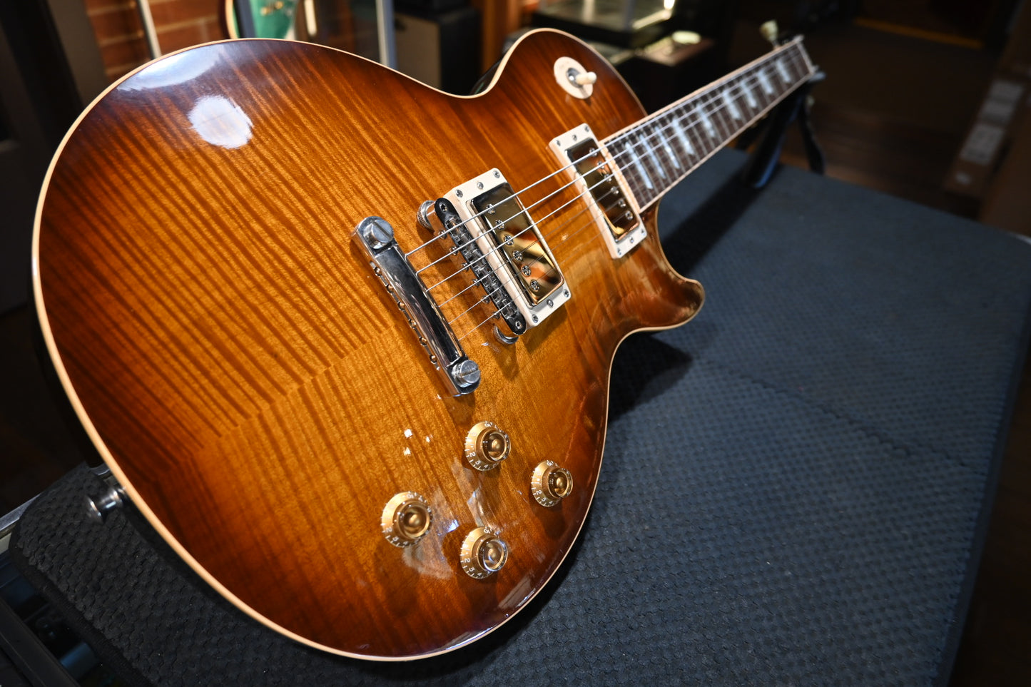 Gibson Les Paul Standard 2002 Tom Holmes Pickups - Iced Tea Guitar #2508 - Danville Music